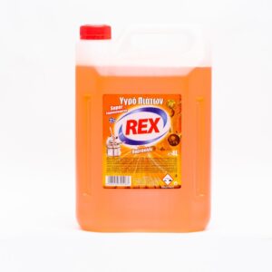 Υγρό πιάτων Πορτοκάλι REX 4lt
