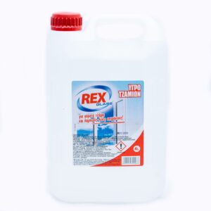 Υγρό τζαμιών REX GLASS 4lt Διάφανο